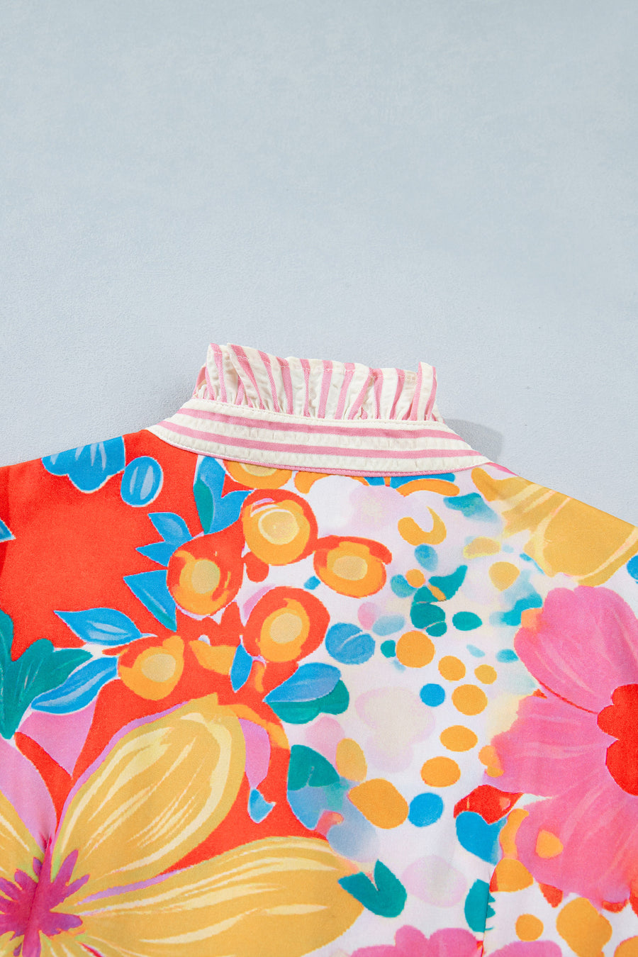 Floral Print Button Down Vacation Dress Women UK
