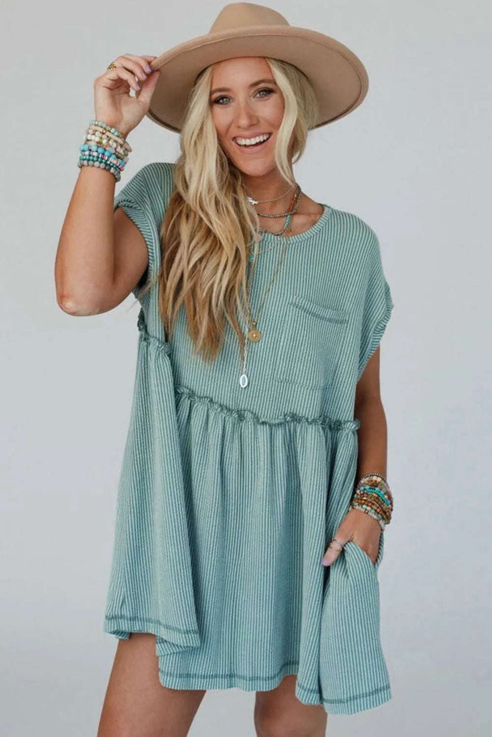 Knit Couture Swing Dress - Fashionfitz