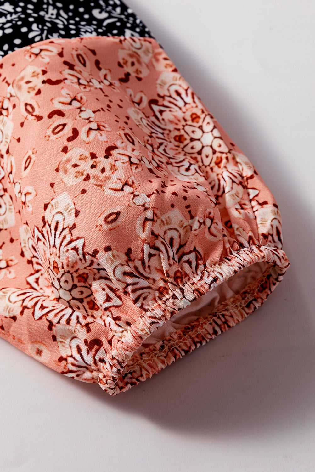 Patchwork Petals Knit Blouse