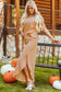 Funky Stripes Wide Leg Pants Set