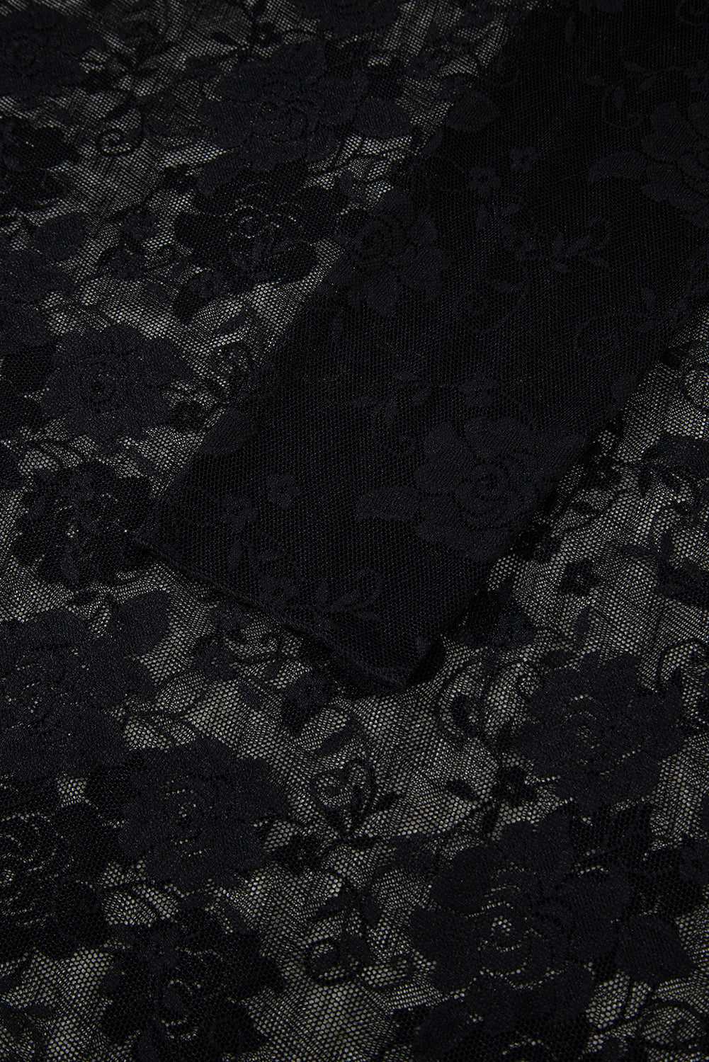 Sheer Floral Lace Top