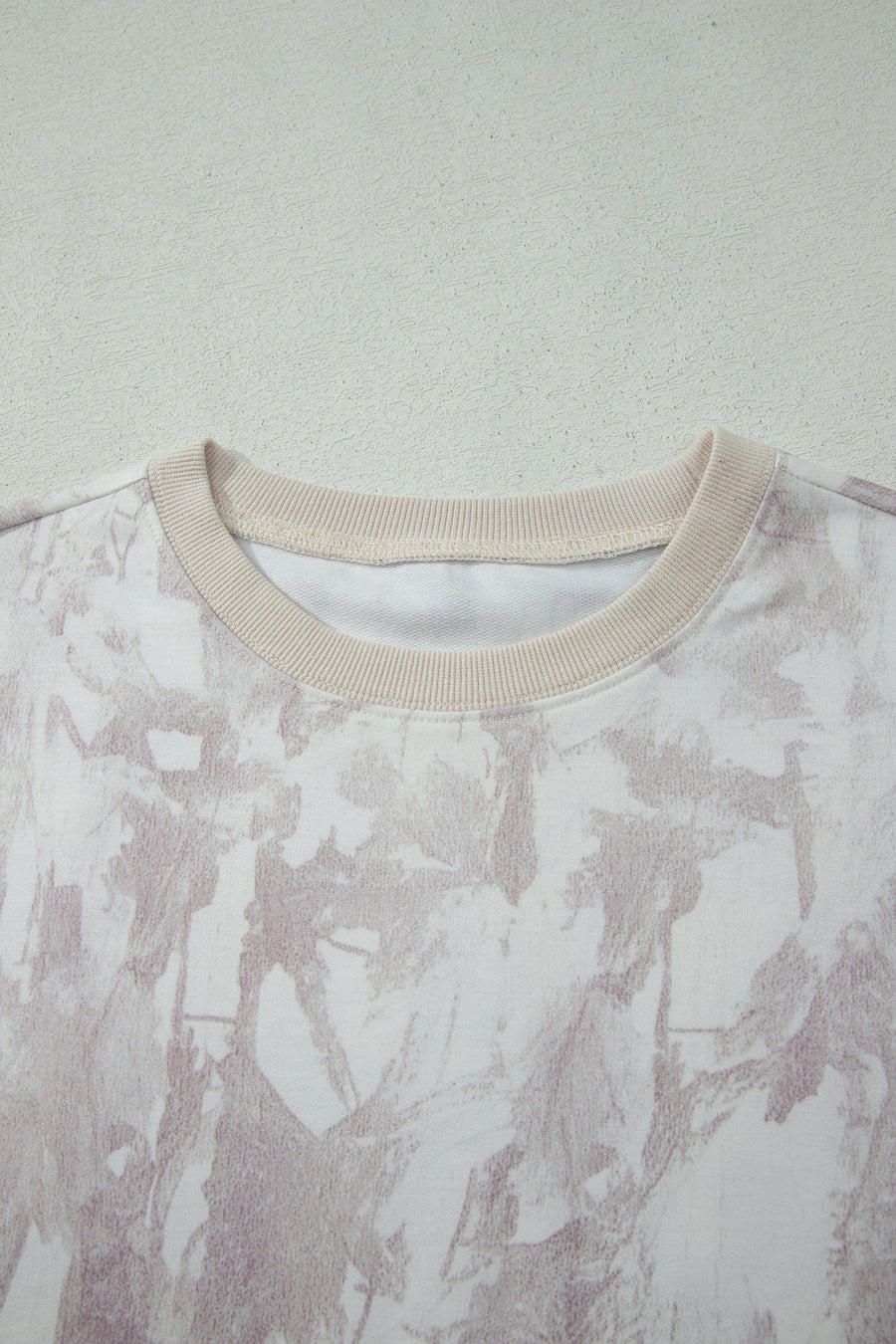 Camo Print Raw Edge Cropped Top & Skirt Set