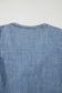Blue Ties Puff Denim Top