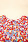 Dainty Red Floral Curvy Dress - Fashionfitz