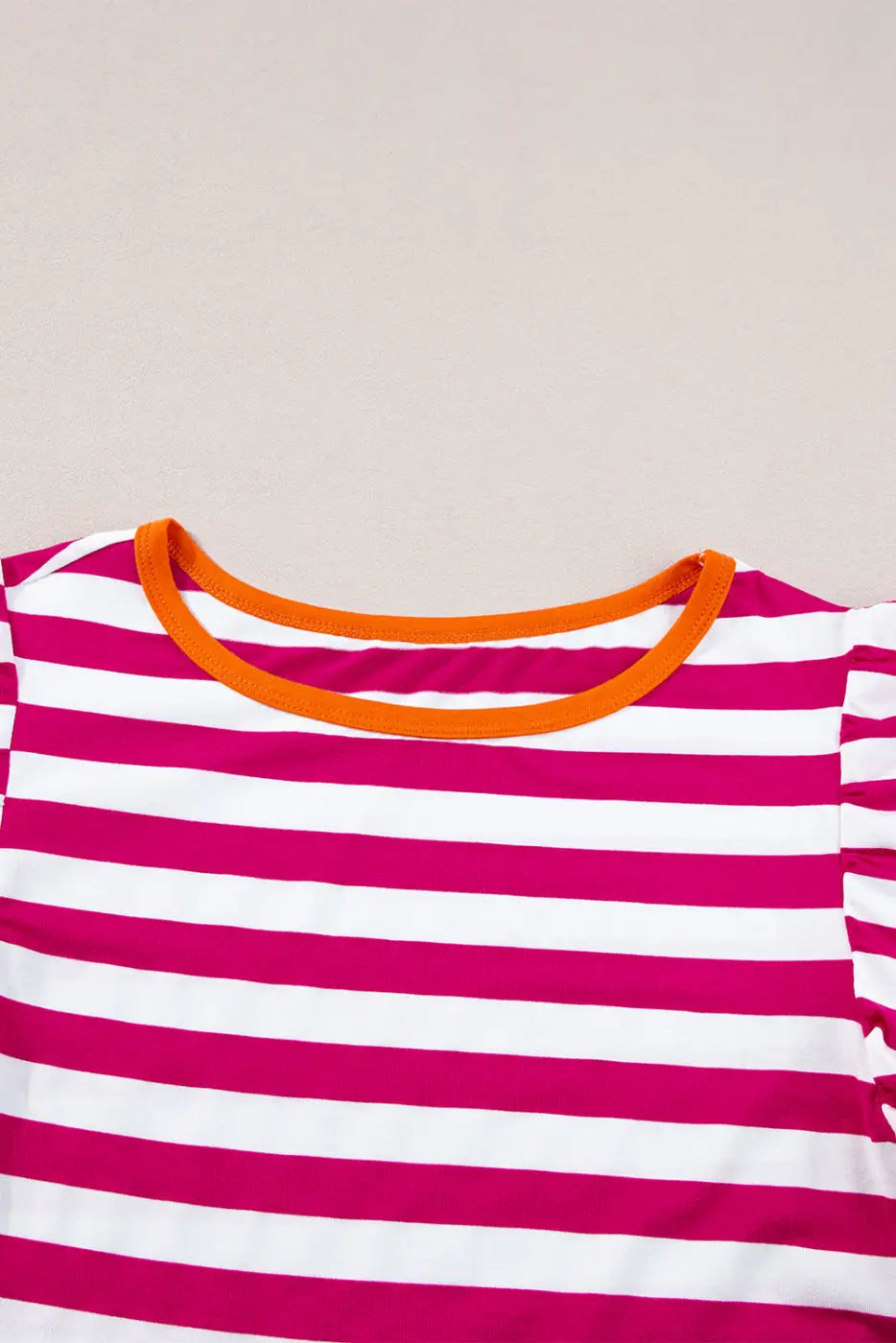 Rose red striped blouse – lightweight tops in bold pink | fashionfitz