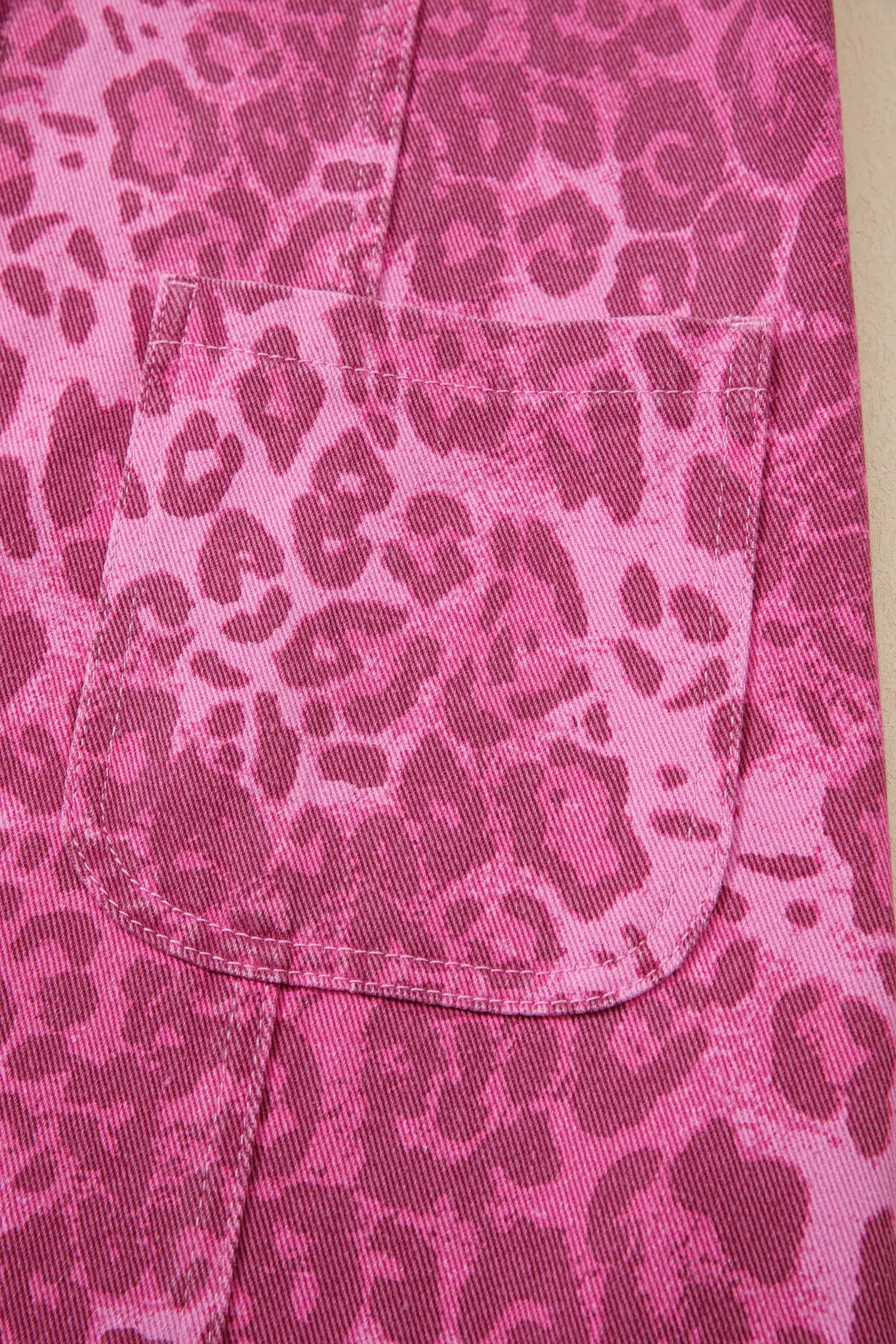 Leopard print denim shift dress button front sleeveless mini pockets dresses