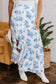 Boho Floral Split Maxi Skirt - Fashionfitz