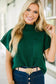 Ribbed Knit Short Sleeve Sweater – Soft & Stylish
