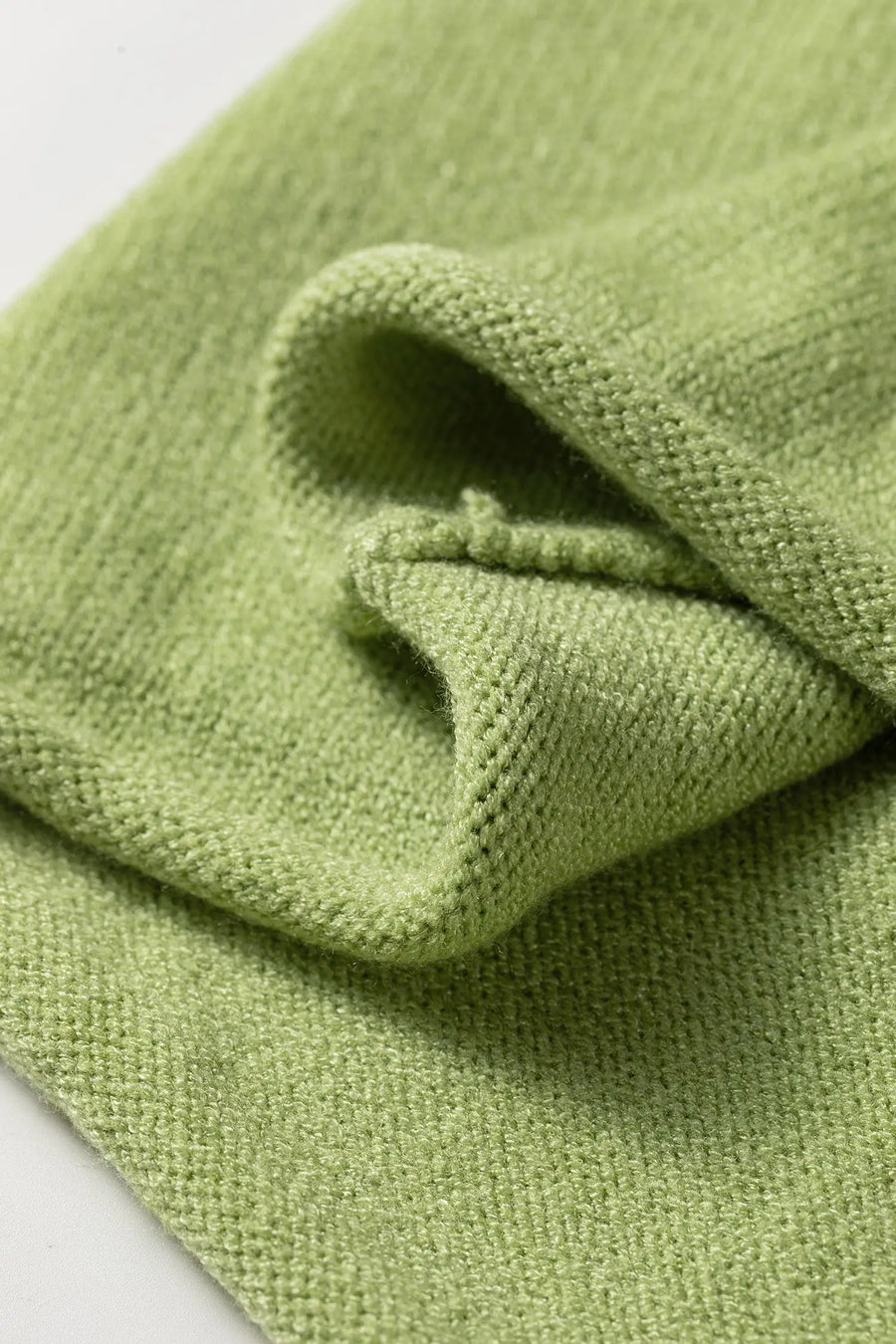 Fish Knit Oversized Round Neck Sweater