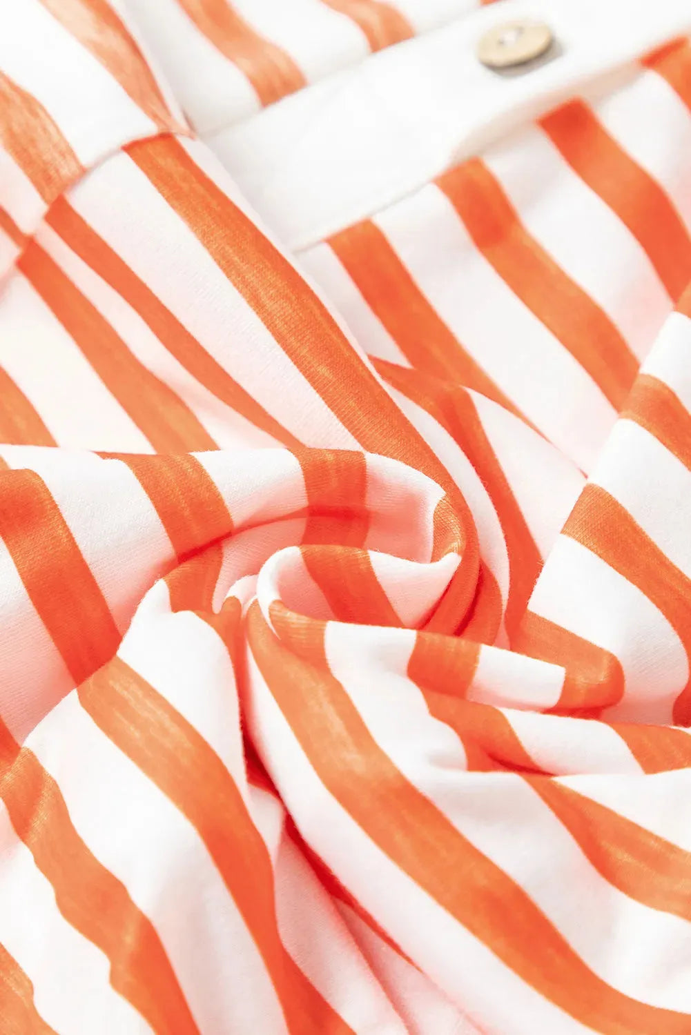 Oversized Sleeveless Wide Leg Jumpsuit - Orange Stripe - Fashionfitz