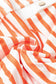 Oversized Sleeveless Wide Leg Jumpsuit - Orange Stripe - Fashionfitz