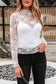 Sheer Floral Lace Top