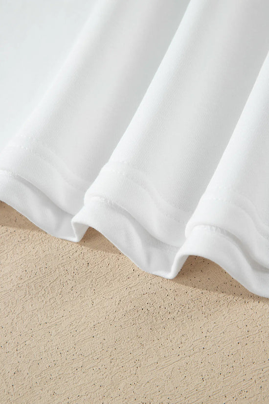 Striped frilled collar puff sleeve button front cotton blouse blouses