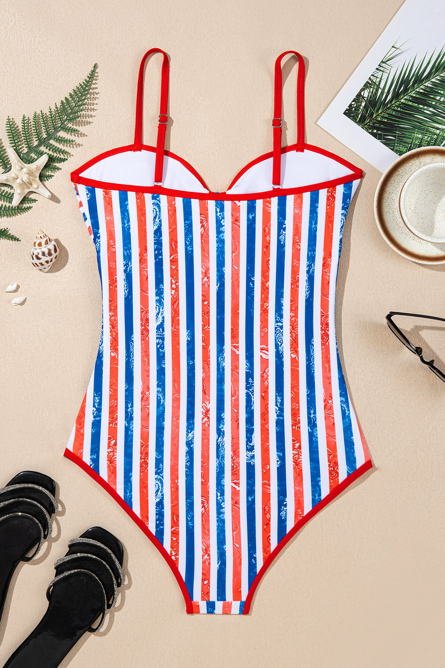 Cutout Spaghetti Strap One Piece Swimsuit Women UK