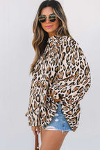 Leopard Luxe Oversized Shirt