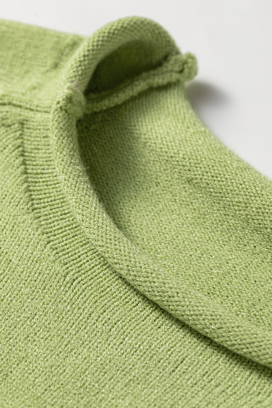 Fish Knit Oversized Round Neck Sweater