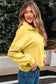 Embroidered Flower Snap Sweatshirt