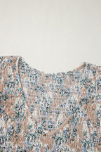 Maple Grove Floral Maxi Dress - Smocked Puff Sleeve