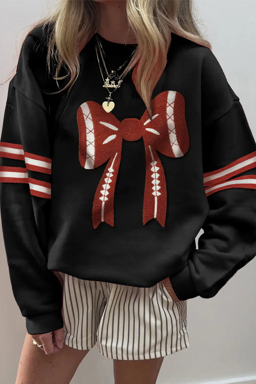 Stone Blue Camo Game Day Graphic T-Shirt Women UK