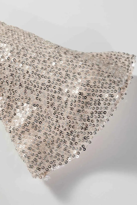 Open Back Sequin Party Top – Bell Sleeves