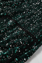 Evergreen Glitter Sequin Blazer