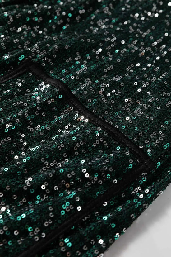 Women’s evergreen glitter sequin blazer | fashionfitz