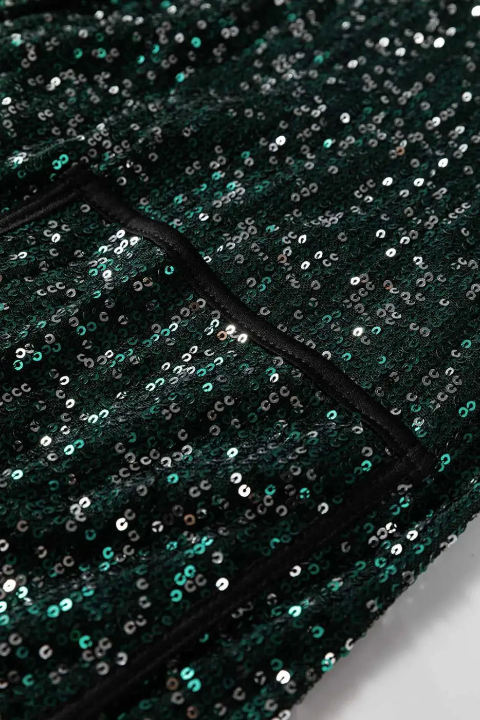 Women’s evergreen glitter sequin blazer | fashionfitz