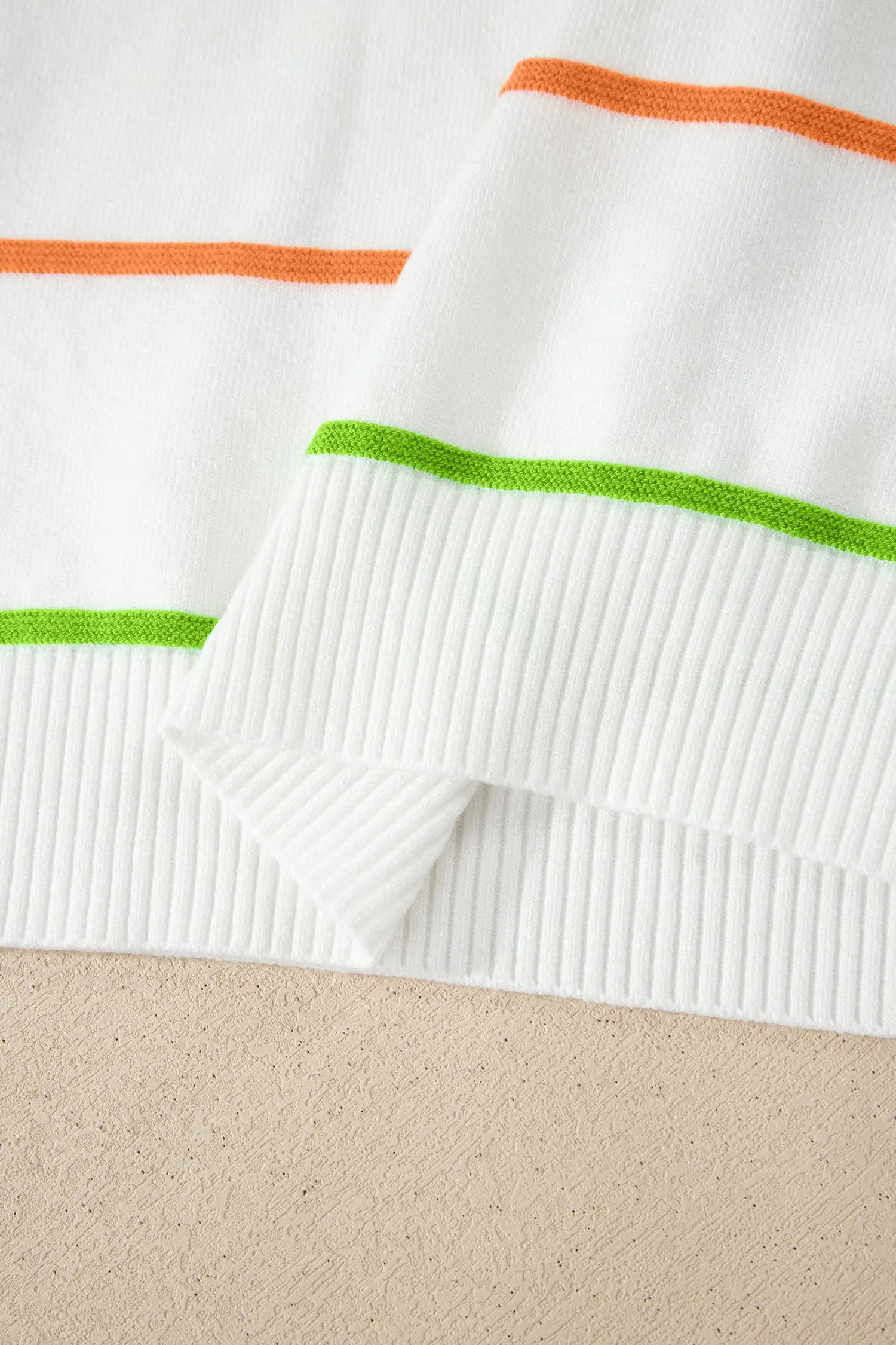 Women’s stripe ribbed knit sleeveless sweater vest tank top sweaters