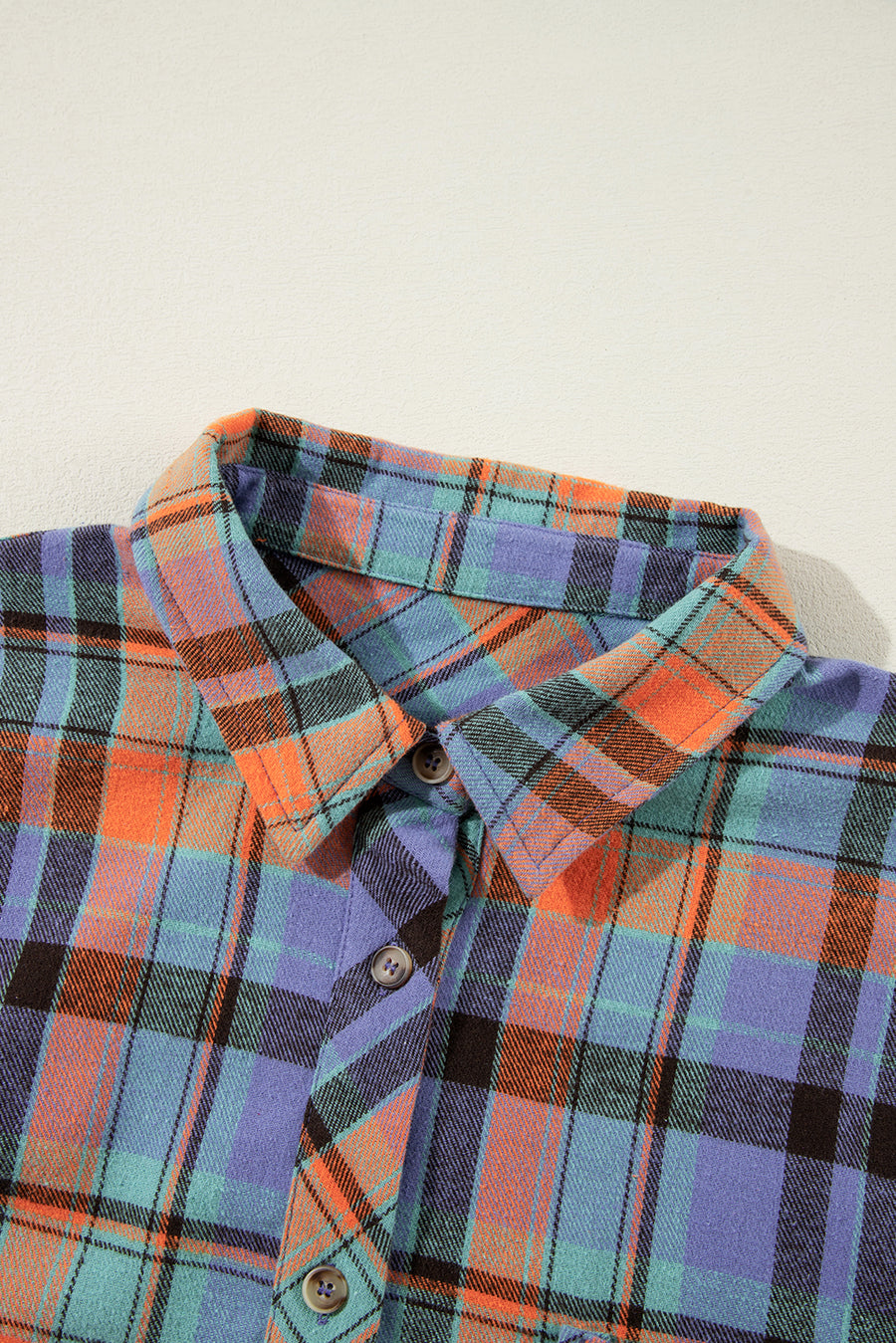 Plaid Print Loose Fit Cotton Shirt Women UK | Western