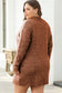 Cable Knit Jumper Dress - Drop Shoulder Loose Fit