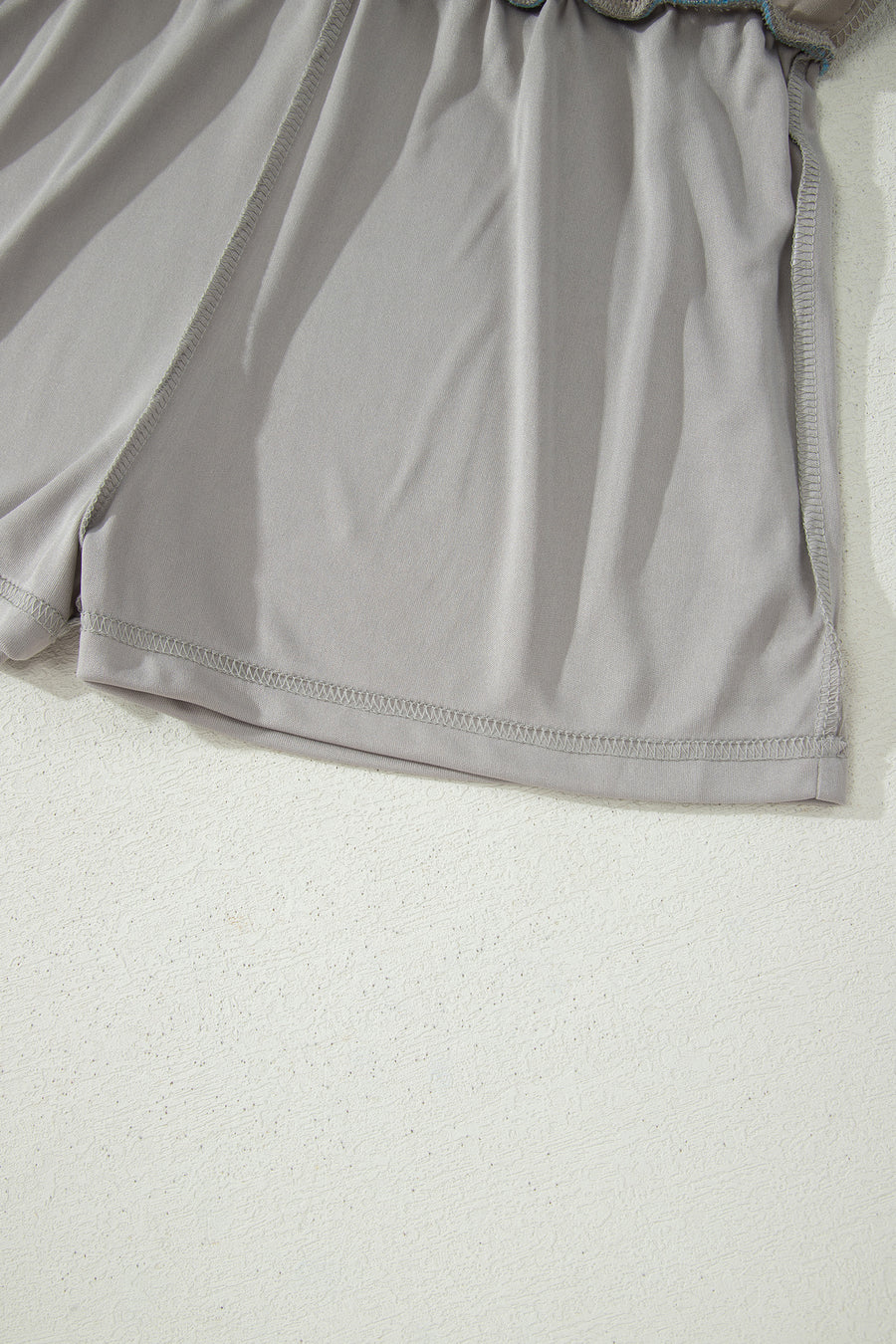 Smoke Green Contrast Trim Sporty Jacket & Mini Skort Set Women UK