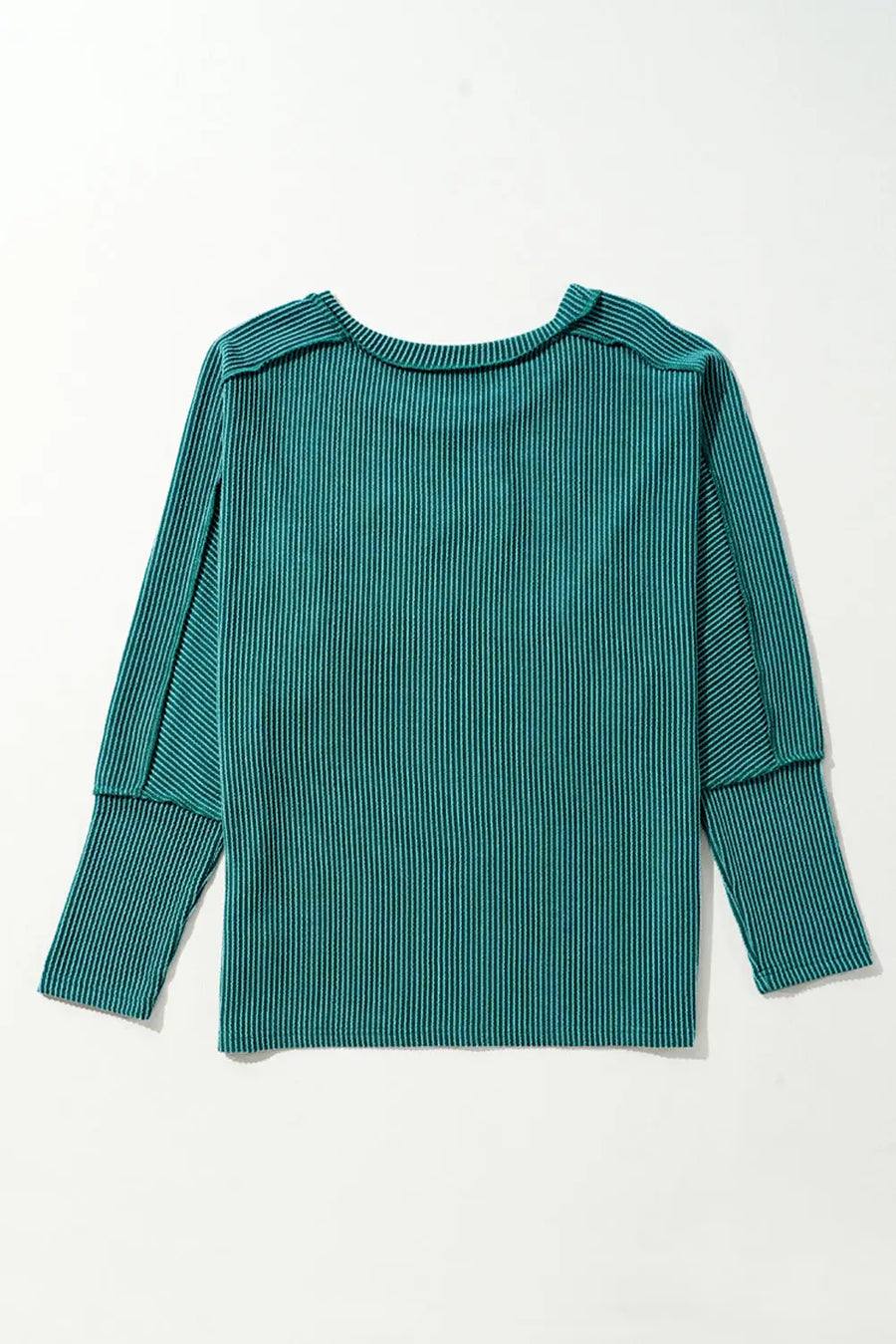 Green Stripe Lucky Clover Embroidered Graphic Dolman Tee Women UK