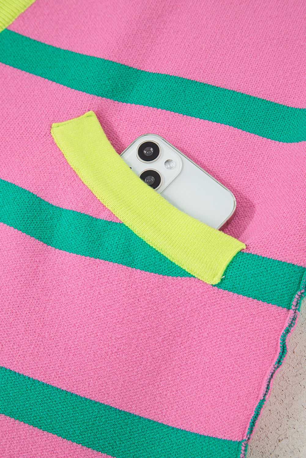 Urban Stripe Loose Cardigan