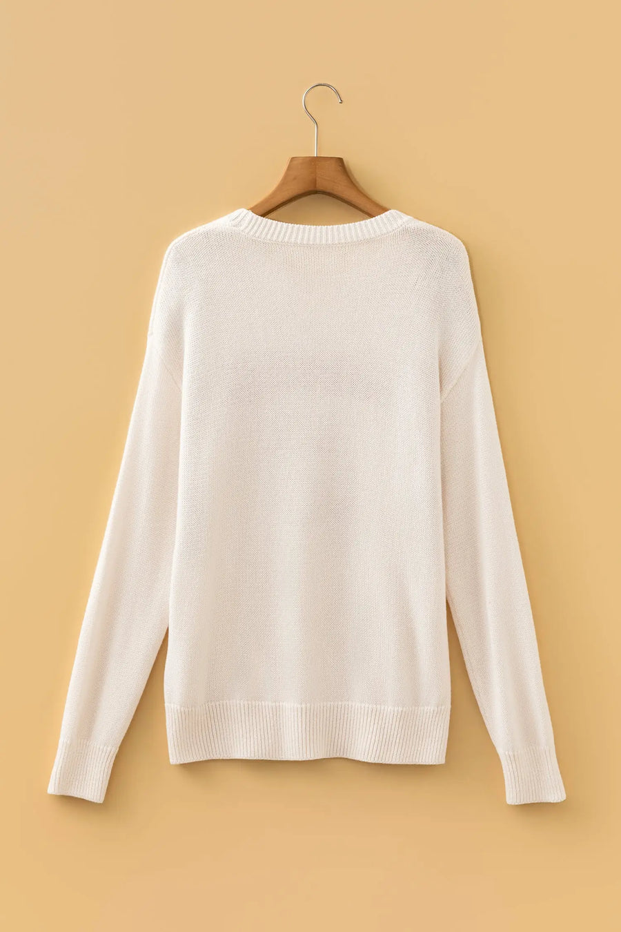 Go Team Football Drop Shoulder Knit Sweater Women UK