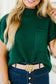 Ribbed Knit Short Sleeve Sweater – Soft & Stylish