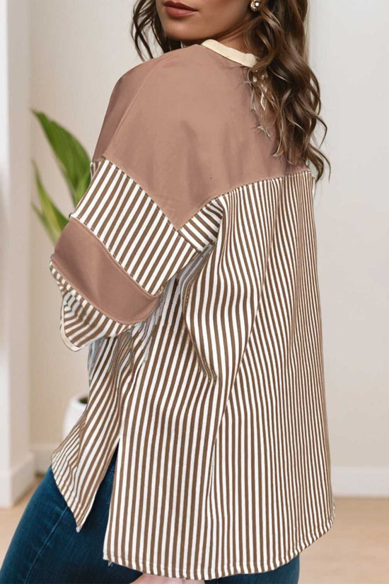 Stripe Embrace Plus T-Shirt