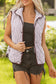 Stripe Snap Winter Vest