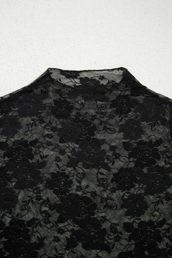 Sheer Floral Lace Top