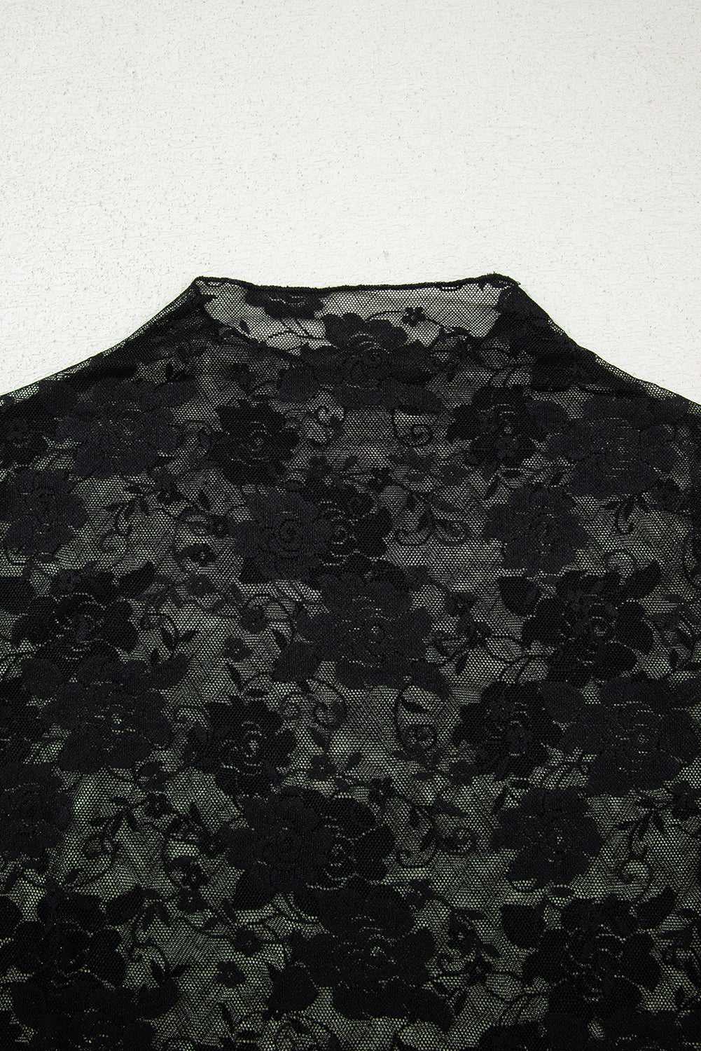 Sheer Floral Lace Top
