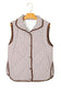 Stripe Snap Winter Vest
