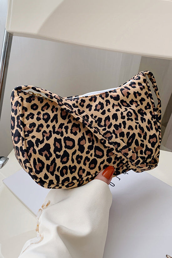 Leopard Print Minimalist Shoulder Bag Women UK