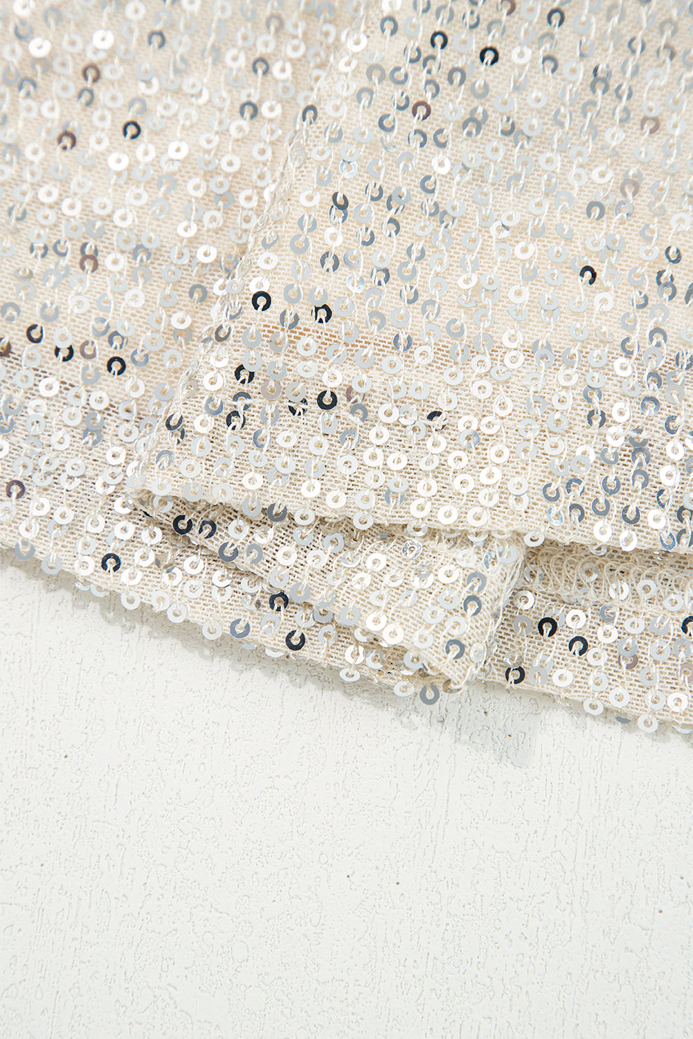 Apricot Sequin Hooded Top - Night Out