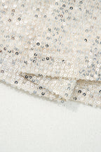 Apricot Sequin Hooded Top - Night Out