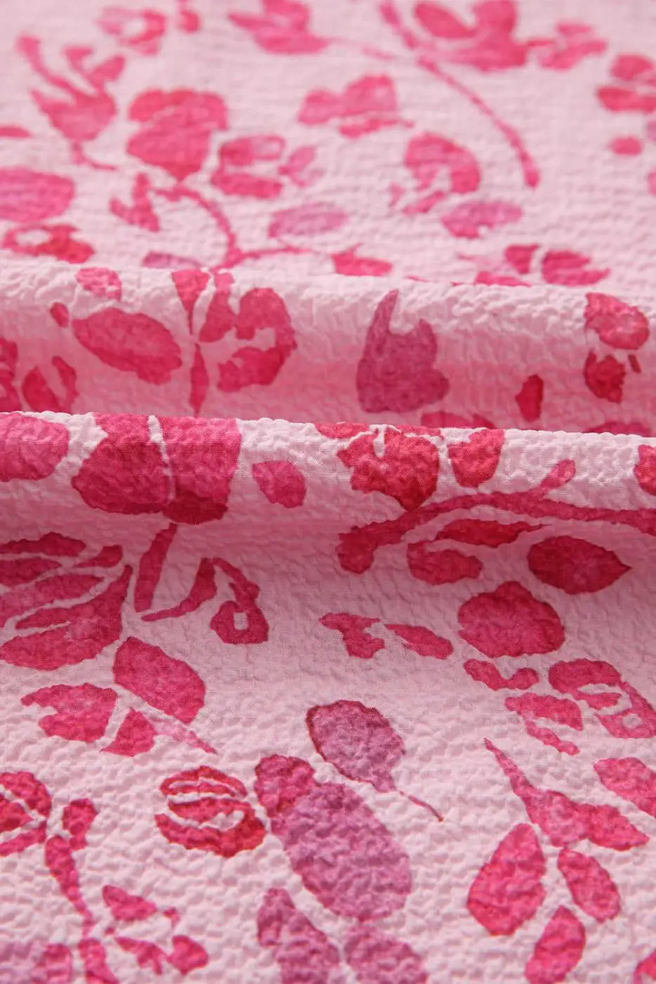 Pink floral lightweight blouse blouses