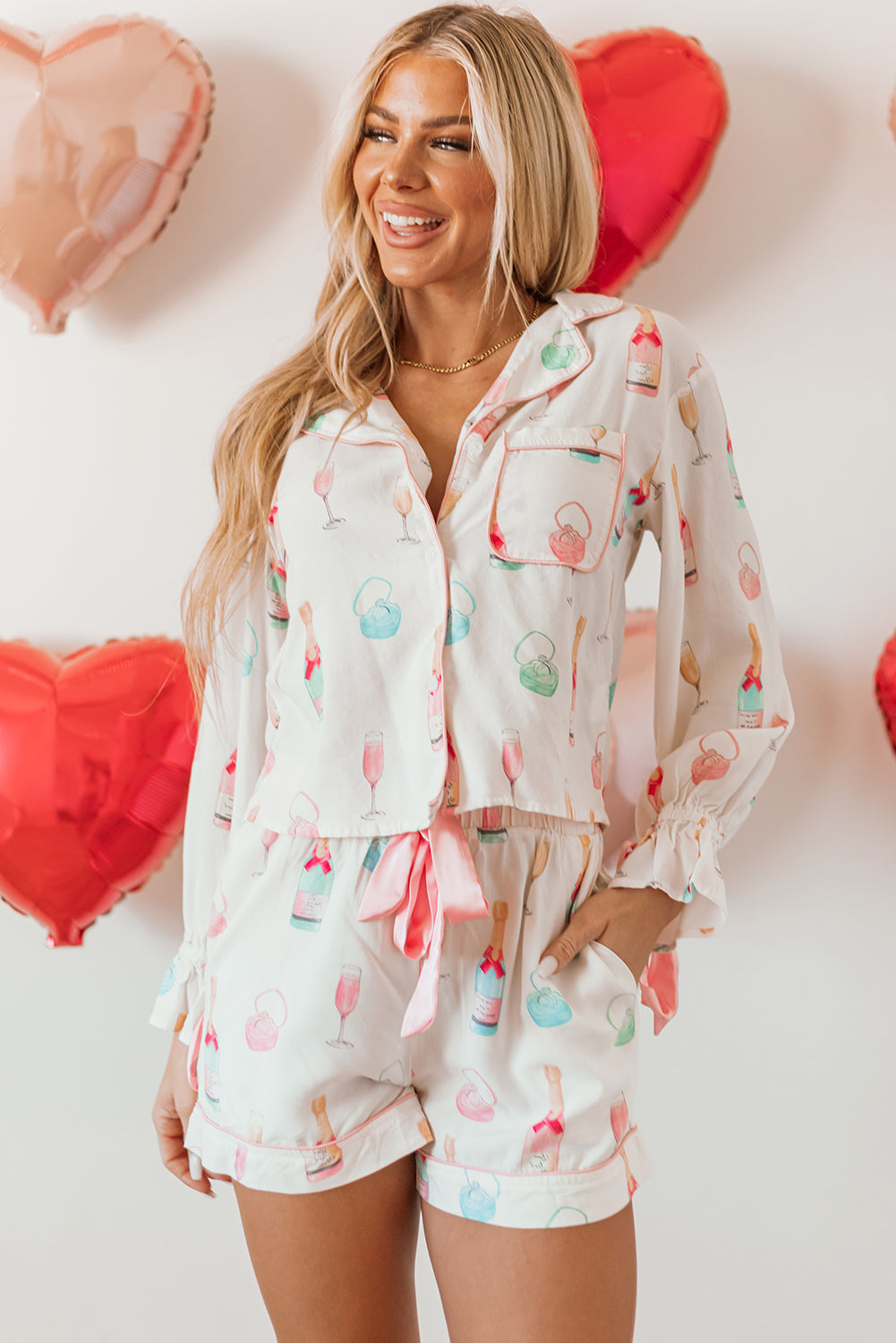 Christmas Toast Pajama Set