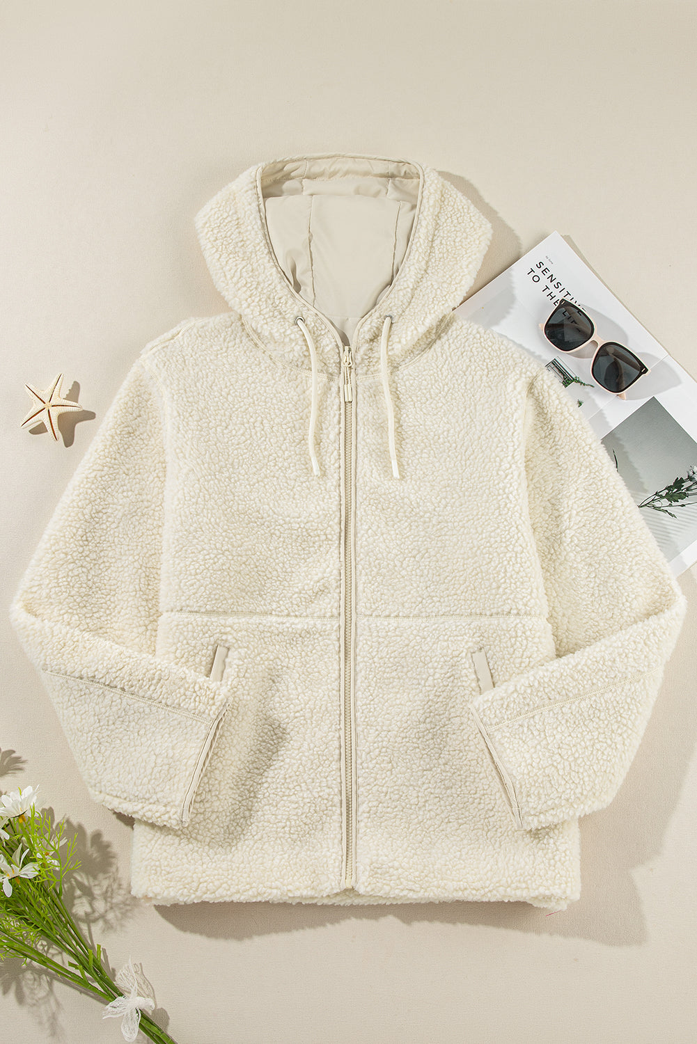 Cosy Fleece Hooded Jacket Women UK