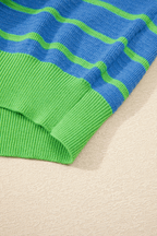 Stripe Hug Loose Fit Sweater