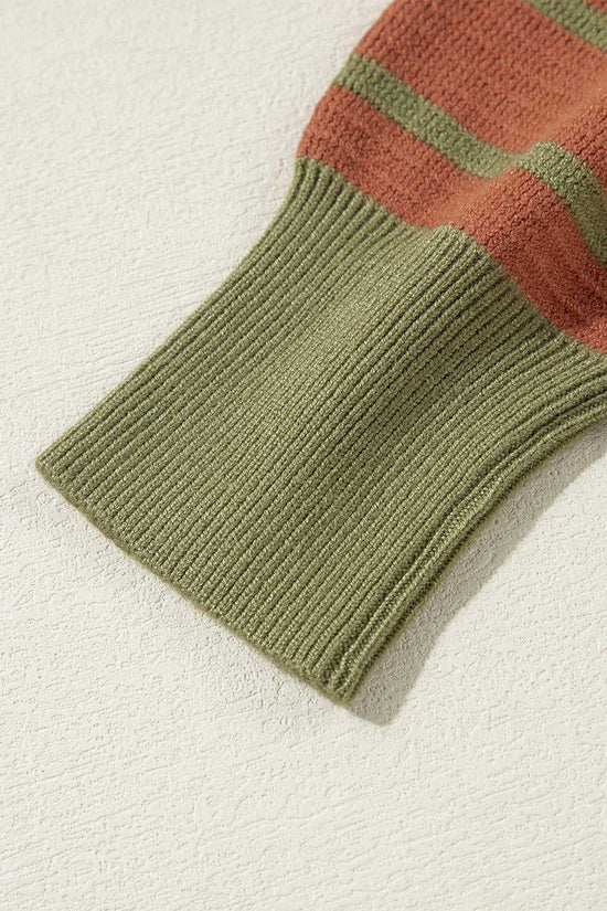 Stripe Hug Loose Fit Sweater