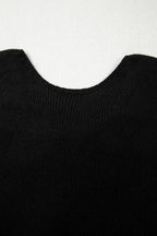 Festive Bow‑Back Backless Jumper