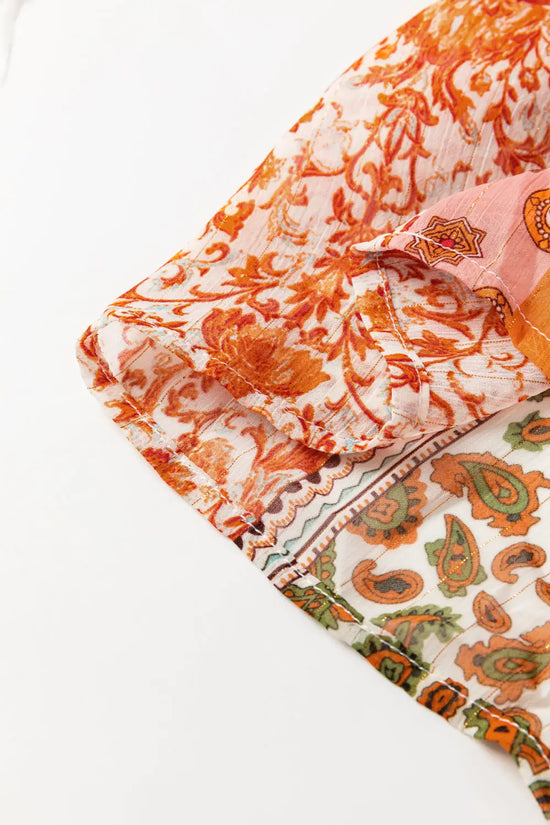 Paisley breeze chiffon dress - boho style